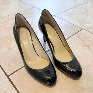 Coach Devon Patent Black Heels